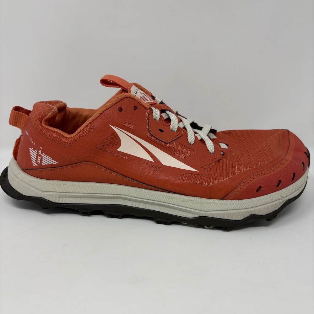 Altra Lone Peak 6 Womens Size 9.5 Orange Grey Running Shoes (AL0A548E620)
